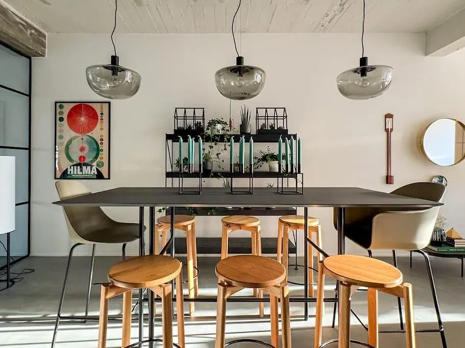 Stunning Industrial-Style Loft By The Canals Copenhagen Apartment
