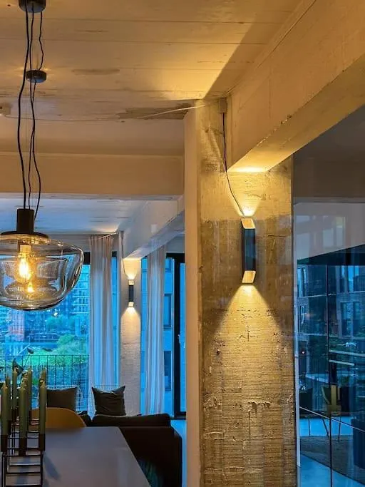 Apartment Stunning Industrial-Style Loft By The Canals Copenhagen